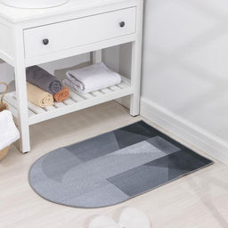 Коврик для ванной Доляна Лира, 5080 см, цвет серый