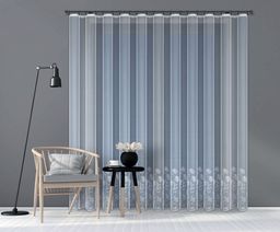 Арт. 354500/270, АННА, Цвет - белоснежный., ширина 300 см x высота 250 см (на шторной ленте)