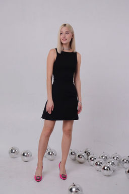 Мини-платье чёрное - Martichelli фото 2