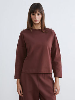 Bisiklet Yaka Kad?n Sweatshirt