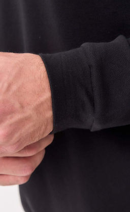 Поло д/р F421-07-7021 black - Fine joyce фото 5