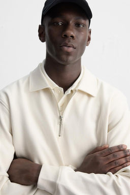 INTERLOCK ZIP POLO SHIRT - Zara фото 13