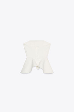 INTERLOCK BANDEAU TOP - Zara фото 9