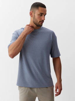 Футболка мужская MINAKU REGULAR: голубая, размер 52