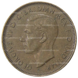 1/2 пенни 1938 года Австралия