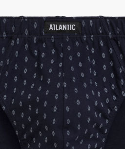 ATLANTIC 3MP-177 Трусы спорт Watch - набор 3 шт. темно-синий + темно-голубой + серый  фото 7