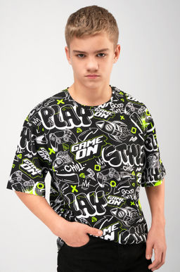 Детская футболка оверсайз Happyfox