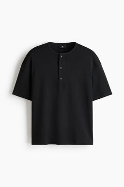 Camiseta con cuello panadero Relaxed Fit - H&m фото 2