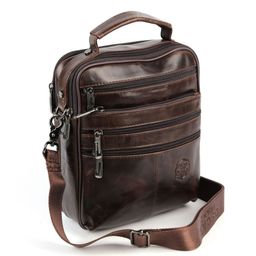 Мужская кожаная сумка 88102L-2 Браун