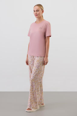 Е 20193/серая пудра,цветочное настроение пижама жен - Very neat фото 4