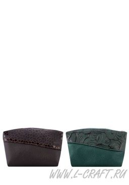 Косметичка L-Craft,натуральная кожа