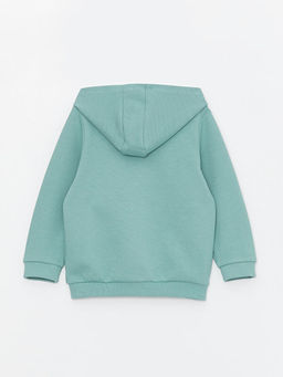 Kap??onlu Uzun Kollu Erkek Bebek Fermuarl? Sweatshirt - Waikiki фото 2