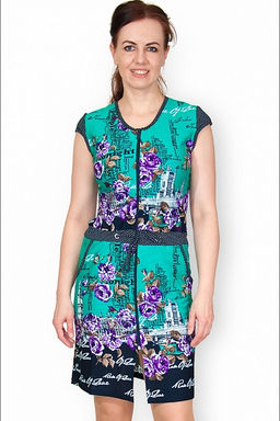 Халат женский на молнии (200-3)