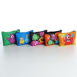 Цена за 5 шт. Кошелёк детский для мальчика «Добрые монстрики», МИКС
