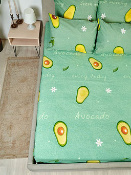 Простыня бязь на резинке - Авокадо 180х200х25