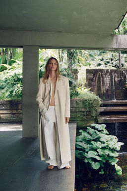 LONG FROCK COAT ZW COLLECTION - Zara фото 4