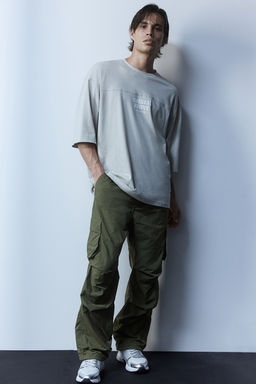 Camiseta de deporte en DryMove Oversized Fit - H&m фото 3