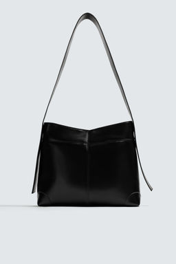TOPSTITCHED TOTE BAG - Zara фото 3