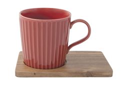 Набор кружек Время отдыха, красная, серая, 0,38 л, 2 шт - Easy life фото 4