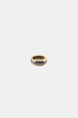 PACK OF 2 COMBINED LITTLE FINGER RINGS WITH SPARKLES - Zara фото 4