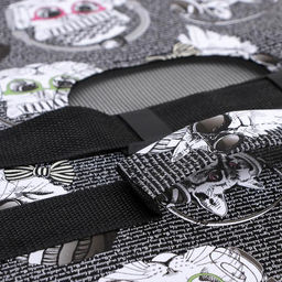 Сумка-переноска каркасная Зимние коты, размер M, 40 х 21 х 27 см - Пижон фото 8