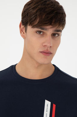 Мужской темно-синий свитшот Неожиданная скидка в корзине - U.s. polo assn фото 2