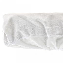 Наматрасник непромокаемый, натяжной 80х190х25см "Аквамембрана", махровый, хлопок 100% / PUR мембрана, упаковка "классическая" LDPE 26х33см, "Домашняя мода" (Россия)