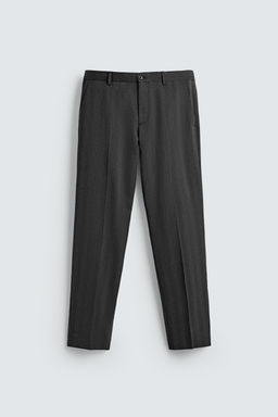 SLIM FIT SUIT TROUSERS - Zara фото 6