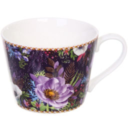 Чайный набор 4 предмета "Цветочный сад" (2 кружи 230мл+2 блюдца)