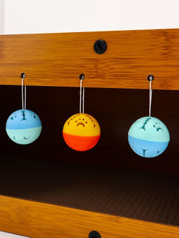 Когтеточка-лежанка Пижон из гофрокартона с кошачьей мятой КотТедж, 482424 см фото 6