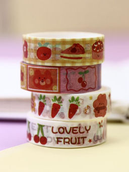 Набор декоративного скотча Cute cartoon Bear, yellow - I likegift фото 5