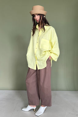 Брюки-бананы DENIM086/02/Песочный - YPSILON фото 3