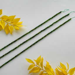 Бусины для украшений из Хромдиопсида