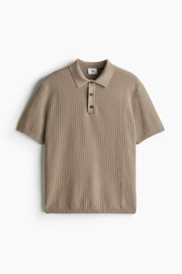 Polo en punto texturizado Regular Fit - H&m фото 13