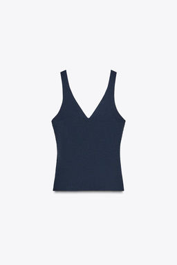 RIB KNIT TOP - Zara фото 6