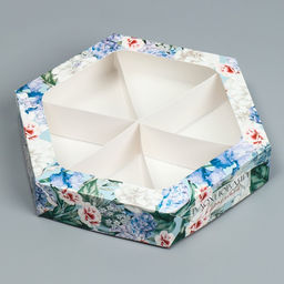 Цена за 5 шт. Коробка кондитерская, упаковка, «Вдохновляй красотой», 23×20×4 см