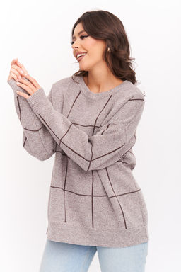 Джемпер В 2008/серо-белый - Злата Стиль фото 14