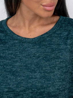 Туника женская, цвет зеленый