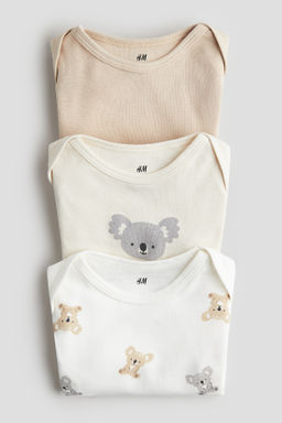 Pack de 3 bodies de punto con estampado - H&m фото 6