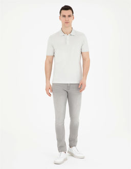 A__k Gri Slim Fit Basic Ti__rt - Pierre cardin фото 4