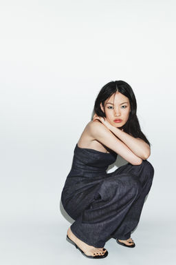 SANDALIA TAC?N VINILO / Transparente