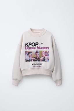 KPOP DEMON HUNTERS NETFLIX  PRINTED SWEATSHIRT - Zara фото 7