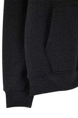 Siyah Regular/Normal Kesim _izgili __i _ardonlu Kal_n Kap__onlu Sweatshirt TMNAW27SW00020 - Trendyolmilla фото 2