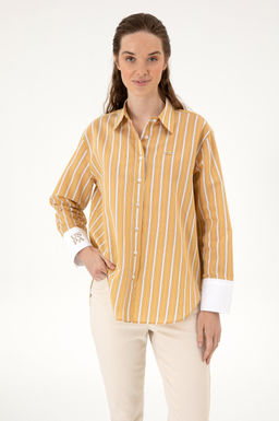 Kad_n Hardal _izgili Uzun Kollu G_mlek Sepette S_rpriz _ndirim