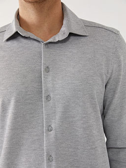 Slim Fit Uzun Kollu Erkek G?mlek