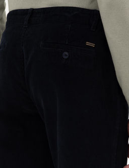 Lacivert Carrot Fit Beli Lastikli Kordonlu Kanvas Pantolon - Pierre cardin фото 7