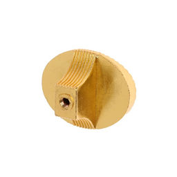 Ручка-кнопка CAPPIO, цинк, d=35 мм, цвет золото