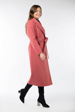 01-10191 Пальто женское демисезонное(пояс) - El podio фото 4