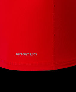 Футболка компрессионная JOGEL PerFormDRY Baselayer Tee SS 2, красный  фото 4