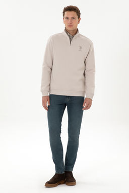 Erkek Comfort Fit Yar_m Fermuarl_ Ta_ Sweatshirt - U.s. polo assn фото 11